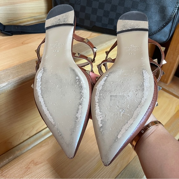 Sold - Valentino Rockstud Mules Sz 38.5 - Picture 4 of 8